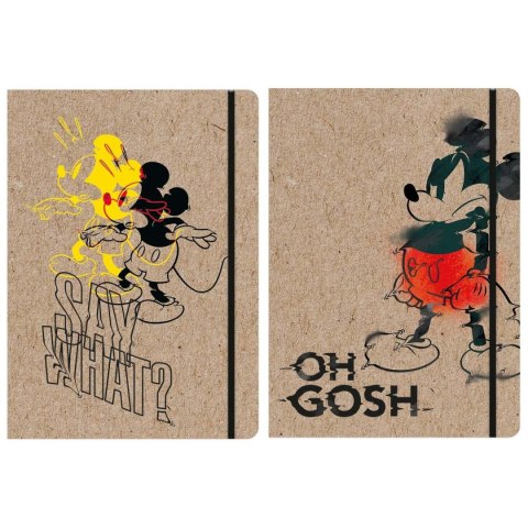 Teczka kartonowa na gumkę Mickey Mouse A4 szara 300g [mm:] 234x317 Beniamin Beniamin