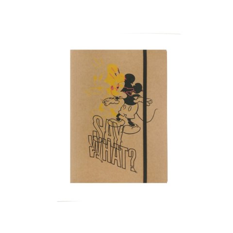Teczka kartonowa na gumkę Mickey Mouse A4 szara 300g [mm:] 234x317 Beniamin Beniamin