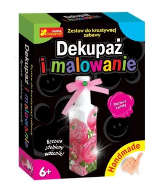 Akcesoria do decoupagu Ranok Creative DEKUPAŻ I MALOWANIE RÓŻÓWE KWIATY (22126) Ranok Creative