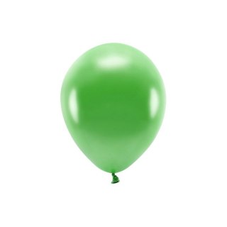 Balon gumowy Partydeco Metalizowane Eco Balloons zielony 260mm (ECO26M-101) Partydeco