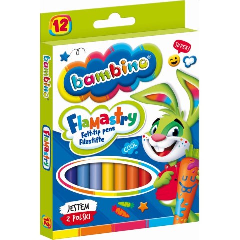 Flamaster St.Right Bambino 12 kolorów 12 kol. St.Right Flamaster St.Right Bambino 12 kolorów 12 kol. St.Right