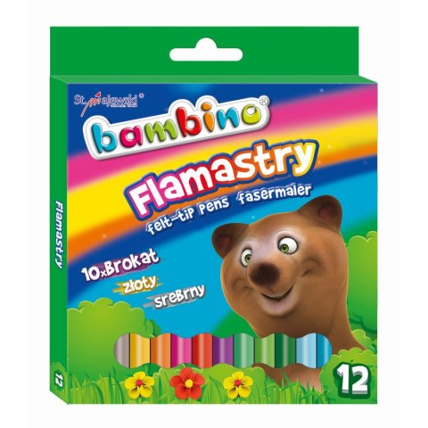Flamaster St.Right Brokatowe 12 kol. St.Right Flamaster St.Right Brokatowe 12 kol. St.Right