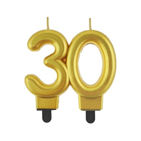 Świeczka urodzinowa Godan cyferka 30 w kolorze złotym (PF-SCZ30) Godan Świeczka urodzinowa Godan cyferka 30 w kolorze złotym (PF-SCZ30) Godan