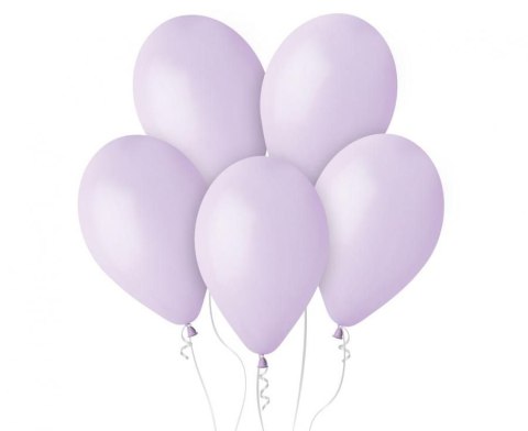 Balon gumowy Godan pastel 100 szt. liliowy 12cal (G110/79) Godan