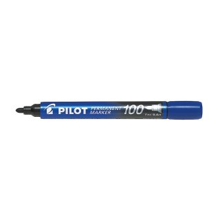 Marker permanentny Pilot niebieski okrągła końcówka (SCA-100-L) Pilot