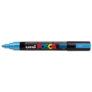 Marker specjalistyczny Uni Posca, niebieski metaliczny 1,8-2,5mm okrągła końcówka (PC-5M metalic) Uni