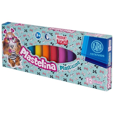Plastelina Astra 12 kol. pieski mix (303221008) Astra Plastelina Astra 12 kol. pieski mix (303221008) Astra