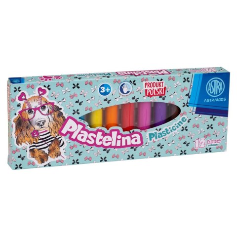 Plastelina Astra 12 kol. pieski mix (303221008) Astra Plastelina Astra 12 kol. pieski mix (303221008) Astra