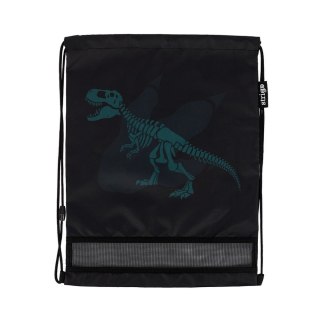 Worek na buty Strigo Dinozaur czarny (SSC241) Strigo