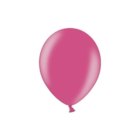 Balon gumowy Partydeco metalizowany 100 szt fuksja 300mm (14M-064) Partydeco