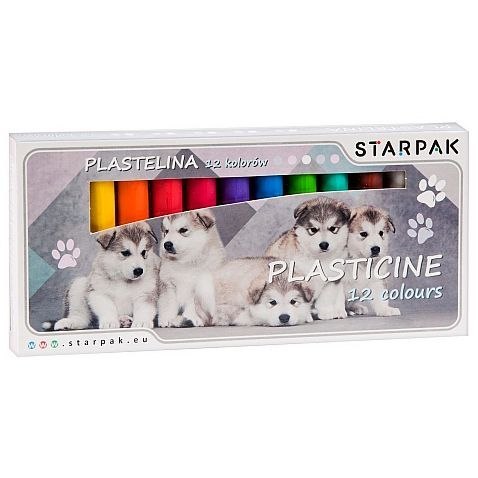 Plastelina Starpak 12 kol. Cuties mix (432669) Starpak Plastelina Starpak 12 kol. Cuties mix (432669) Starpak