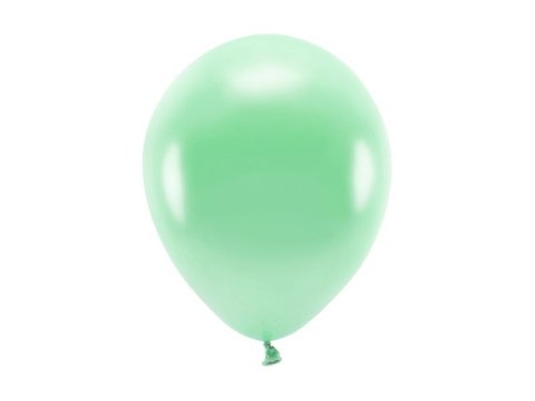 Balon gumowy Partydeco Metalizowane Eco Balloons miętowy 260mm (ECO26M-103) Partydeco