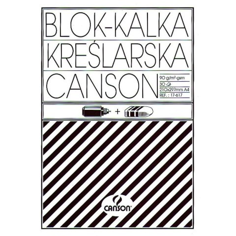 Kalka kreślarska Canson A4 przezroczysty 90g [mm:] 210x297 (200005322) Canson