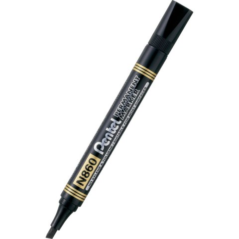Marker permanentny Pentel czarny 1,2-4,5mm ścięta końcówka (N860) Pentel Marker permanentny Pentel czarny 1,2-4,5mm ścięta końcówka (N860) Pentel