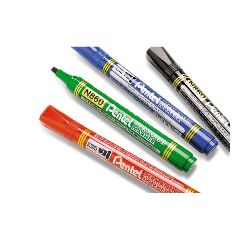 Marker permanentny Pentel czarny 1,2-4,5mm ścięta końcówka (N860) Pentel Marker permanentny Pentel czarny 1,2-4,5mm ścięta końcówka (N860) Pentel