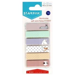 Zakładki indeksujące Starpak Królik (505505) Starpak