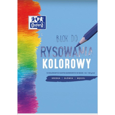 Blok rysunkowy Oxford A4 mix 100g 10k (400166069) Oxford Blok rysunkowy Oxford A4 mix 100g 10k (400166069) Oxford
