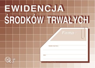 Druk offsetowy Michalczyk i Prokop Ewidencja środków trwałych A5 A5 32k. (K-8) Michalczyk i Prokop