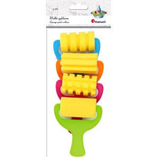 Pędzel Titanum Craft-Fun Series wałki ze wzorem (22CH0827-3) Titanum