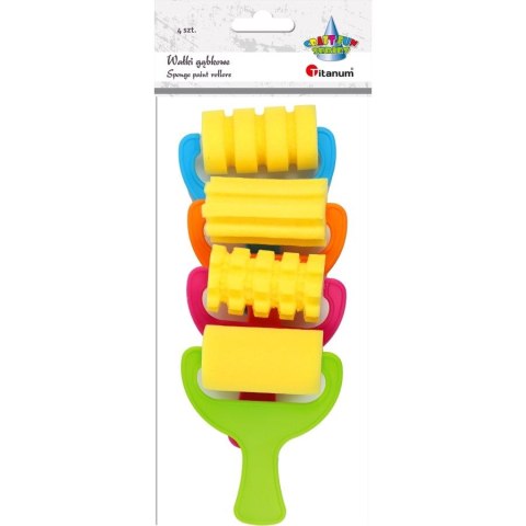 Pędzel Titanum Craft-Fun Series wałki ze wzorem (22CH0827-3) Titanum Pędzel Titanum Craft-Fun Series wałki ze wzorem (22CH0827-3) Titanum