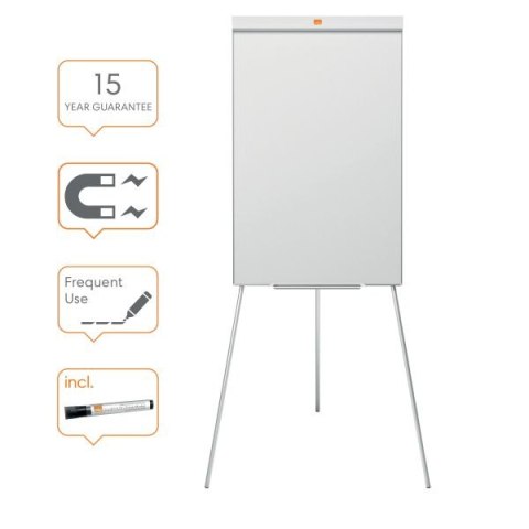 Tablica flipchart Nobo Classic Steel na trójnogu [mm:] 1000x675 (1901916) Nobo