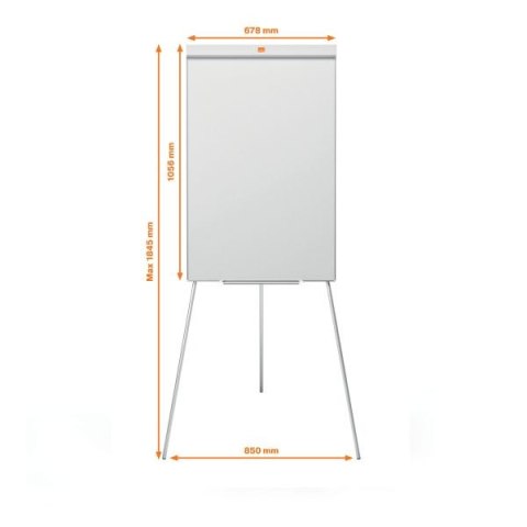 Tablica flipchart Nobo Classic Steel na trójnogu [mm:] 1000x675 (1901916) Nobo