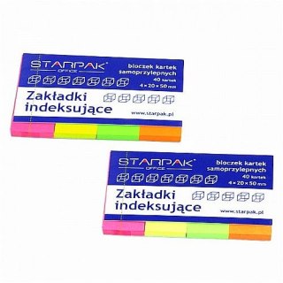 Zakładki indeksujące Starpak 160k [mm:] 20x50 (227917) Starpak