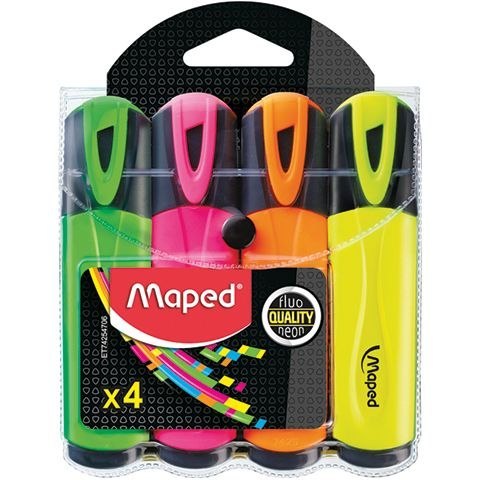 Zakreślacz Maped fluo peps niebieski, mix 1,0-5,0mm (742547) Maped